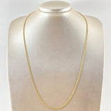 Wheat Chain 3.1gr / 23.6in / 18K Gold +3$