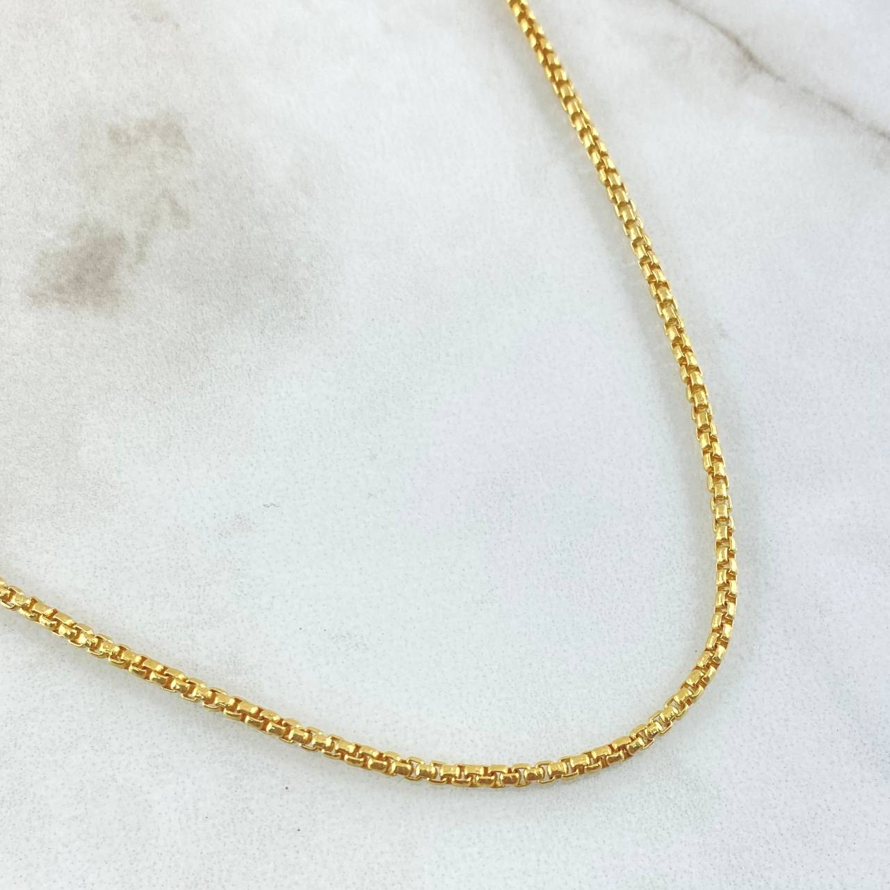 Cadena Veneciana 11.6gr / 60cm / Oro Amarillo +3 18K