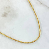 Cadena Veneciana 11.6gr / 60cm / Oro Amarillo +3 18K