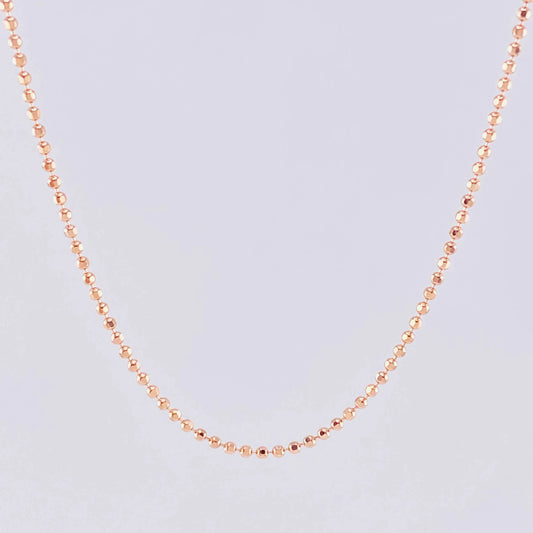 Military Chain 5.3g / 24 in / 1.4mm 18K Rose Gold