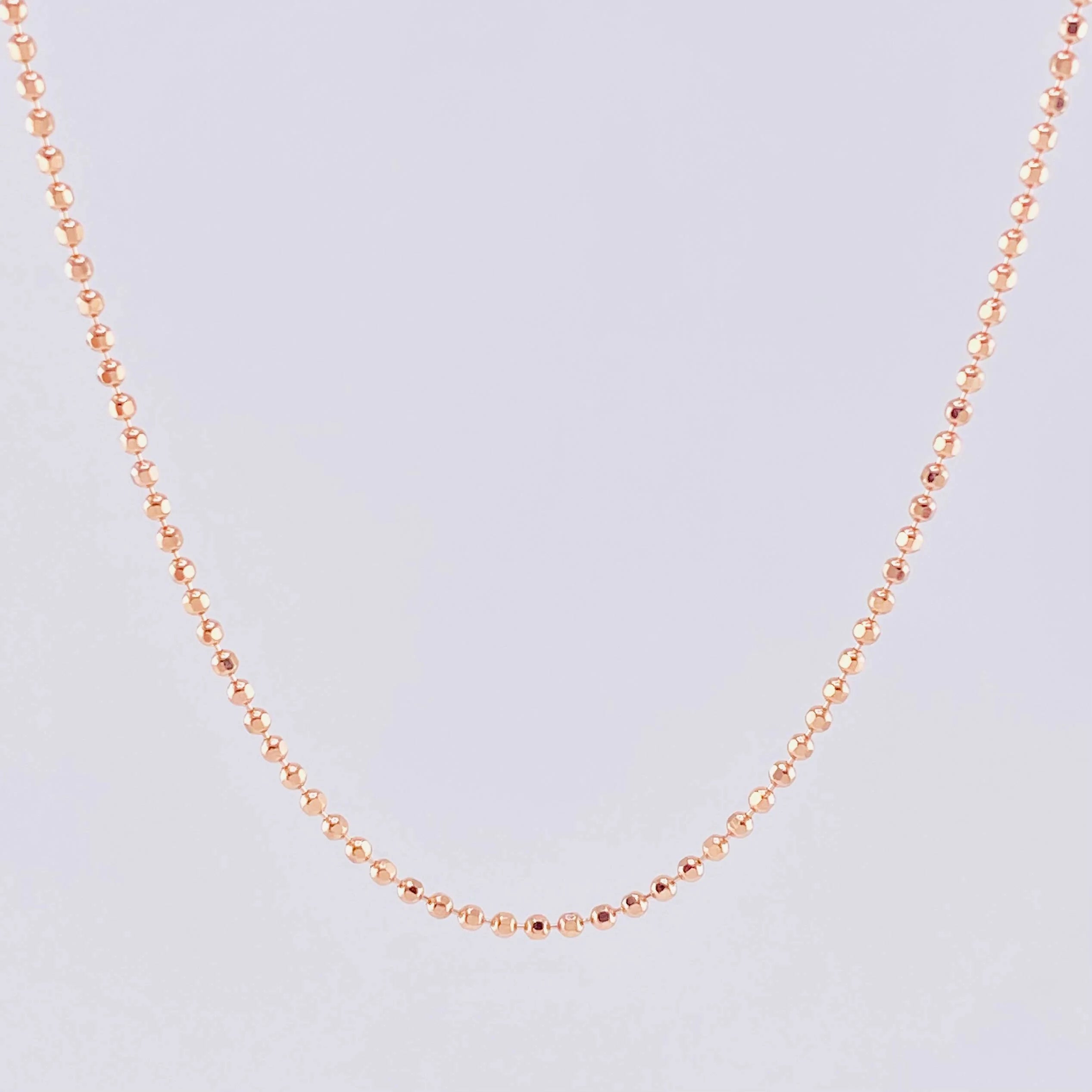 Cadena Militar 5.45g / 24 in / 1.4mm Oro Rosa 18K