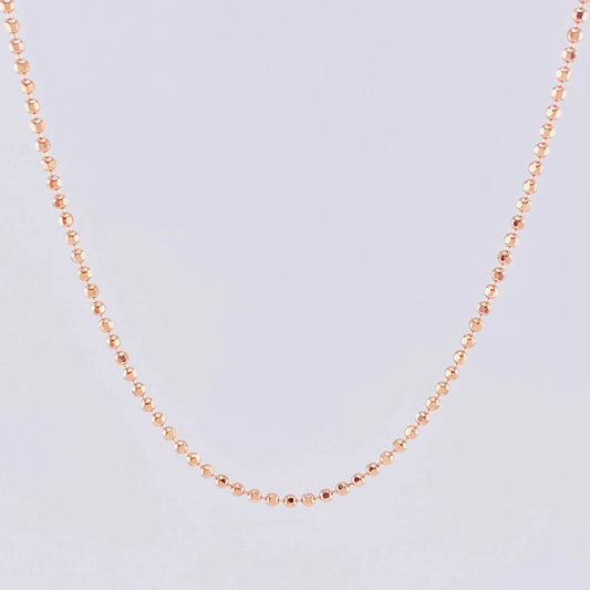 Military Chain 5.45g / 24 in / 1.4mm 18K Rose Gold