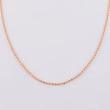 Cadena Militar 5.45g / 24 in / 1.4mm Oro Rosa 18K