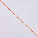 Cadena Militar 5.45g / 24 in / 1.4mm Oro Rosa 18K