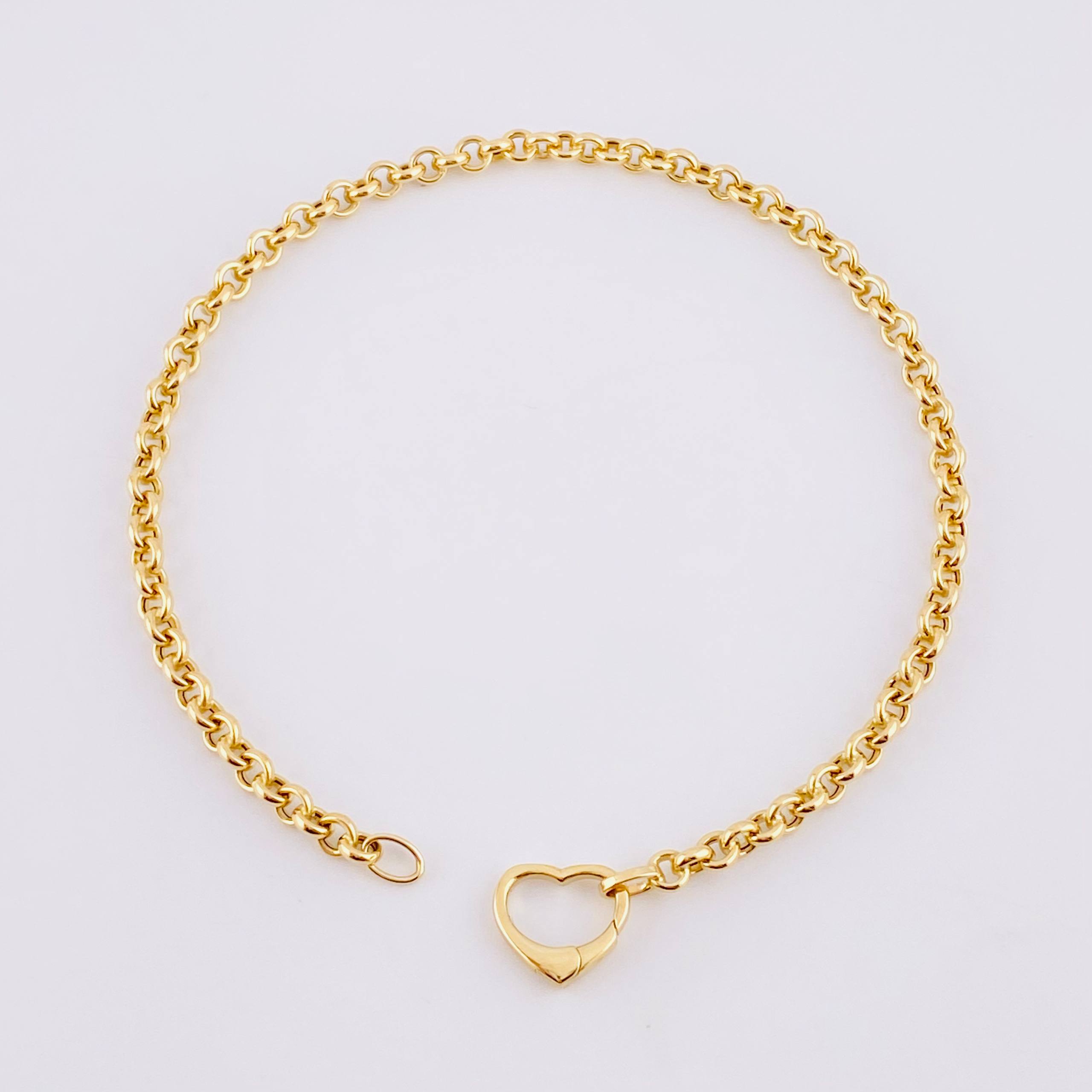 Classic Link Bracelet 3.7g / 8 3/4 in / 2.4mm 18K Yellow Gold