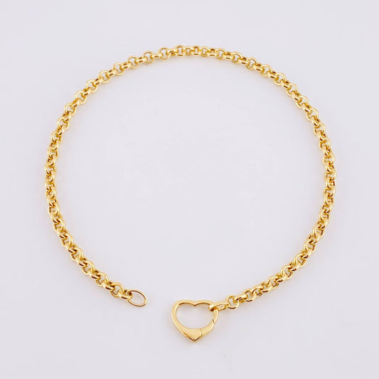 Classic Link Bracelet 3.7g / 8 3/4 in / 2.4mm 18K Yellow Gold