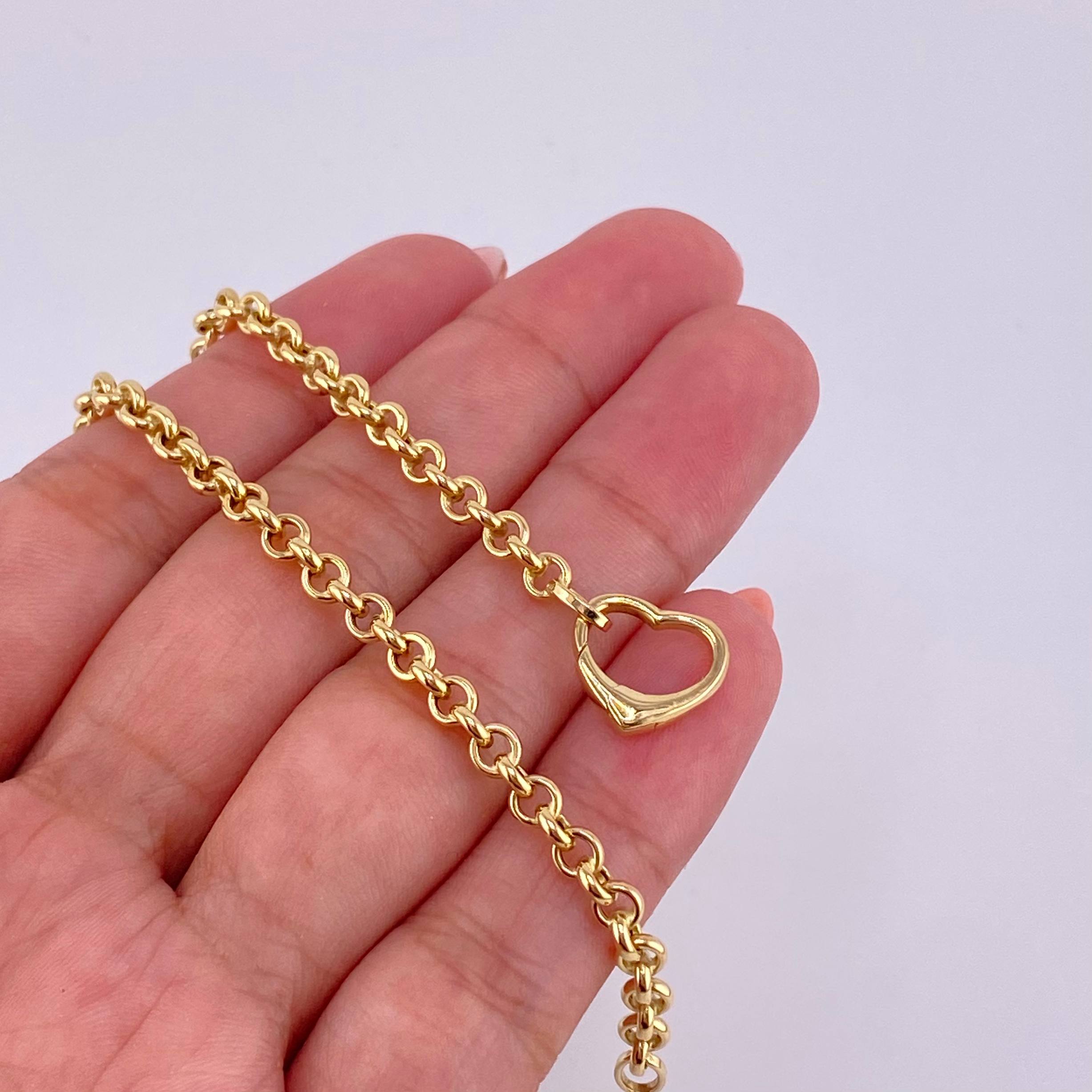 Classic Link Bracelet 3.7g / 8 3/4 in / 2.4mm 18K Yellow Gold