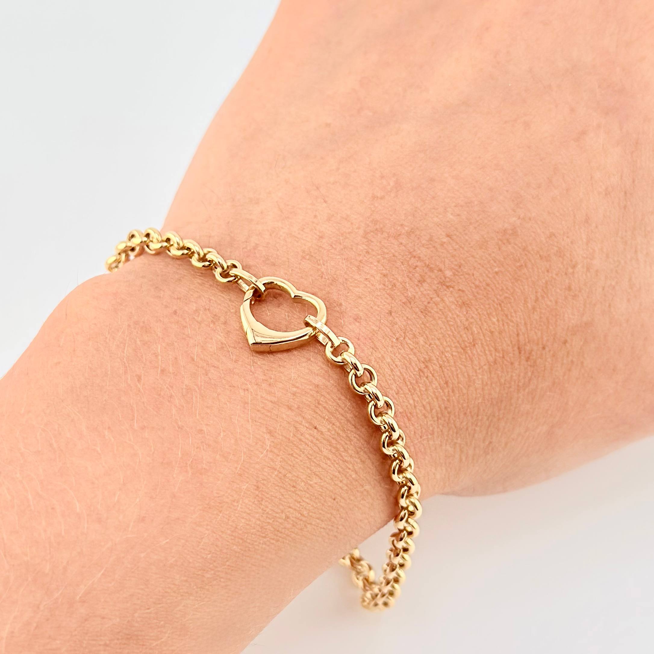 Classic Link Bracelet 3.7g / 8 3/4 in / 2.4mm 18K Yellow Gold