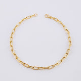 Paperclip Bracelet 2.1g / 8 3/4 in / 3.5mm 18K Yellow Gold
