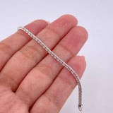 Pulso Ice 4.35g / 8 in / 1.45mm Oro Blanco 18K