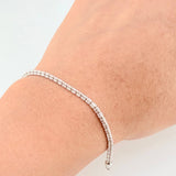 Pulso Ice 4.35g / 8 in / 1.45mm Oro Blanco 18K