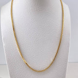 Venetian Chain 7.2gr / 60cm / 1.7mm Yellow Gold +3 18K &