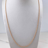 Military Chain 5.35gr / 60cm / 1.1mm Diamond Cut Rose Gold +3 18K &