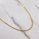 Mini Cuban Chain 5.85gr / 60cm / 1.5mm Yellow Gold +0 18K &