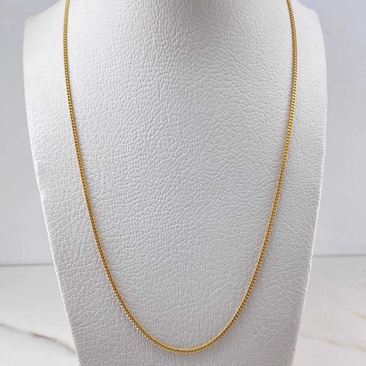 Mini Cuban Chain 5.85gr / 60cm / 1.5mm Yellow Gold +0 18K &