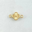 Herraje Trebol 0.6gr / 1.7cm / Troquelado Oro Amarillo 18K *