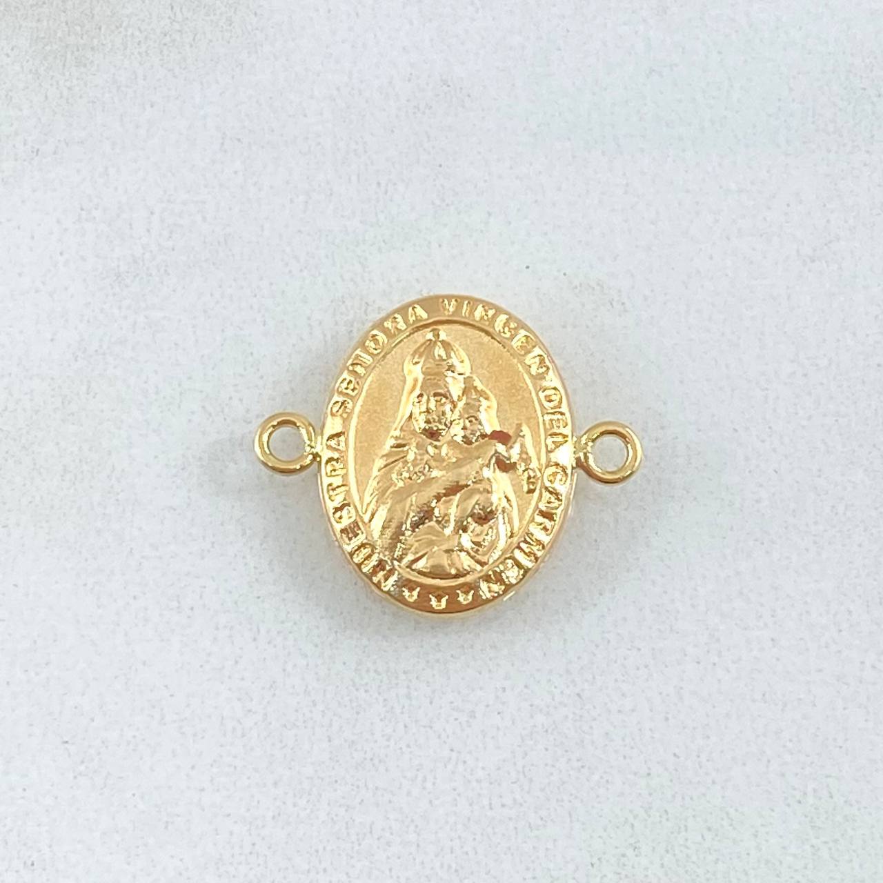 Charm Virgen Del Carmen 1.05gr / 0.8in / Stamped 18K Gold ©