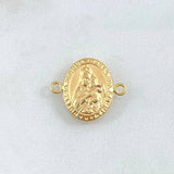 Charm Virgen Del Carmen 1gr / 0.7in / Die-cut 18K Gold
