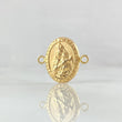 Charm Virgen Del Carmen 1.05gr / 0.8in / Stamped 18K Gold ©