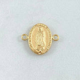 Charm Virgin Guadalupe 0.8gr / 0.7in / Die-cut 18K Gold