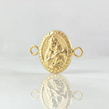 Herraje Virgen Del Carmen 0.85gr / 1.7cm / Troquelado Oro Amarillo 18K
