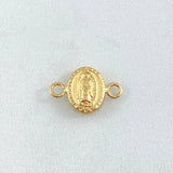 Herraje Virgen Guadalupe 0.5gr / 1/2 in / Oro Amarillo 18K *
