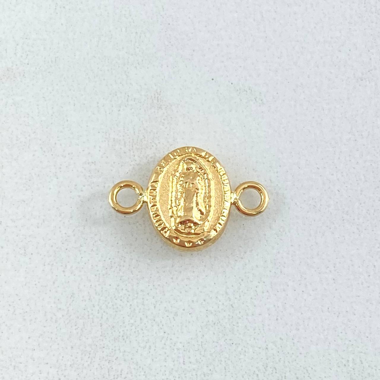 Herraje Virgen Guadalupe 0.45gr / 1/2 in / Oro Amarillo 18K *
