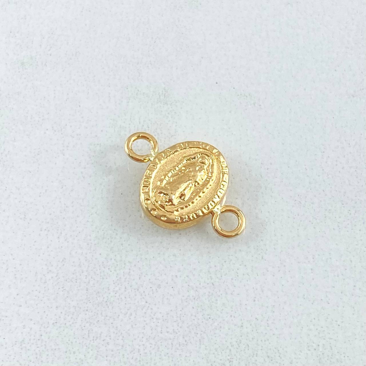 Herraje Virgen Guadalupe 0.5gr / 1/2 in / Oro Amarillo 18K *