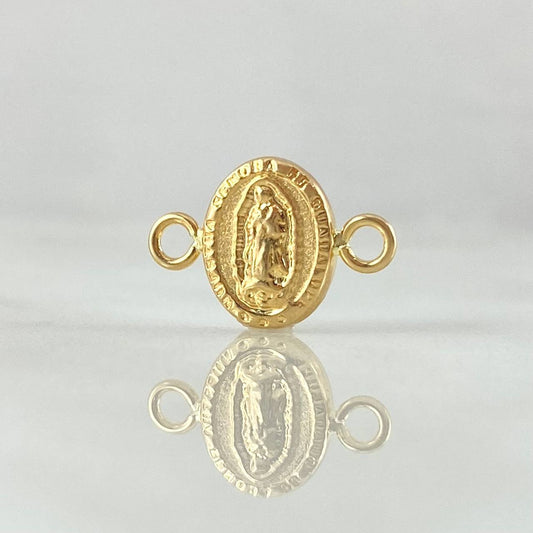 Herraje Virgen Guadalupe 0.5gr / 1/2 in / Oro Amarillo 18K *