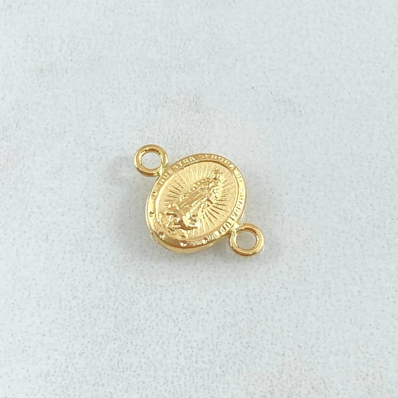 Herraje Virgen Guadalupe 0.8gr / 3/4 in / Oro Amarillo 18K *