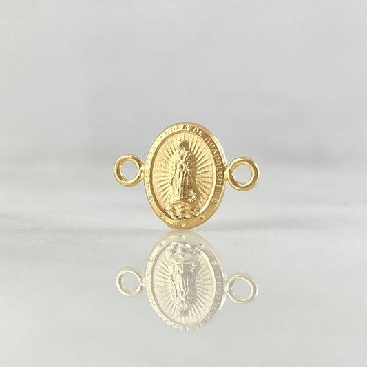 Herraje Virgen Guadalupe 0.8gr / 3/4 in / Oro Amarillo 18K *