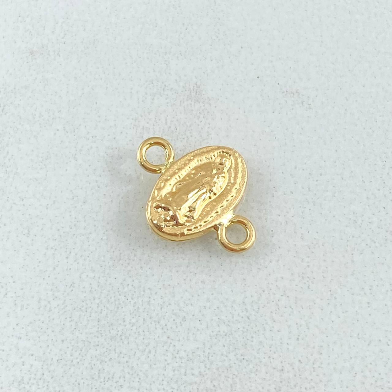 Herraje Virgen Guadalupe 0.4gr / 1.3cm / Troquelada Oro Amarillo 18K ©