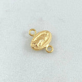 Herraje Virgen Guadalupe 0.4gr / 1.3cm / Troquelada Oro Amarillo 18K ©