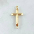 Charm Cross 0.95gr / 1 1/4 in / 18K Gold