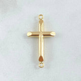 Herraje Cruz 0.95gr / 3cm / Oro 18K