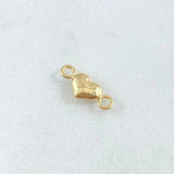 Herraje Corazon 0.29gr / 1.4cm / Troquelado Oro Amarillo 18K ©