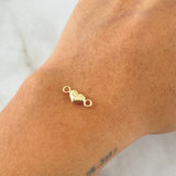 Herraje Corazón 0.25gr / 1/2 in / Oro Amarillo 18K ©