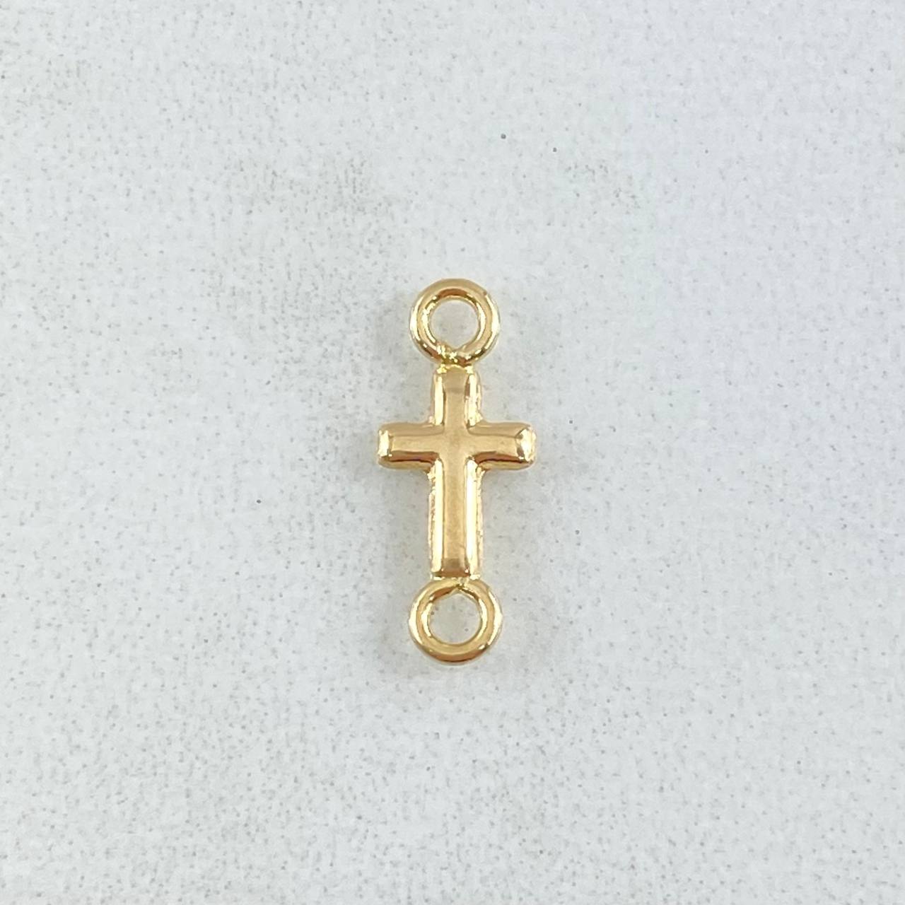 Plain Cross Charm 0.15 g / 1/2 in 18K Yellow Gold