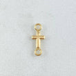Plain Cross Charm 0.15 g / 1/2 in 18K Yellow Gold