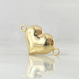 Herraje Corazon 0.8gr / 1.9cm / Troquelado Oro Amarillo 18K