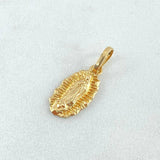 Pendant Virgin Guadalupe 0.95gr / 0.8in / Silhouette 18K Gold