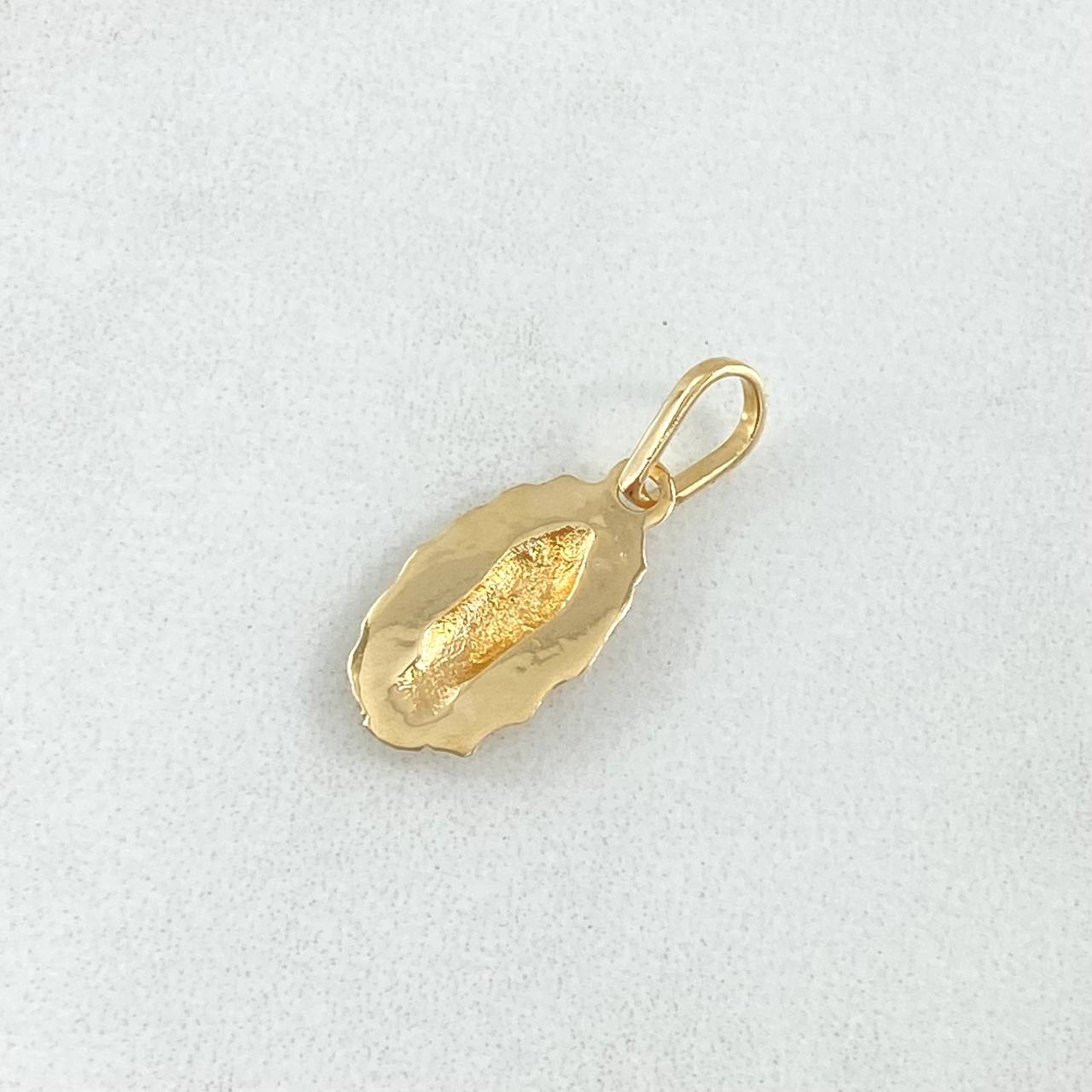Pendant Virgin Guadalupe 0.95gr / 0.8in / Silhouette 18K Gold