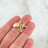 Pendant Tres Gracias 1gr / 0.8in / 18K Gold ©