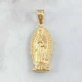 Dije Virgen Guadalupe 2.5gr / 4.3cm / Silueta Oro Amarillo 18K ©
