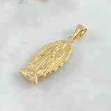 Pendant Virgin Guadalupe 2.5gr / 1.7in / Yellow Gold Silhouette 18K