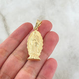 Dije Virgen Guadalupe 2.4gr / 4.3cm / Silueta Oro Amarillo 18K