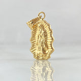 Pendant Virgin Guadalupe 1.05gr / 1.1in / 2.7cm / 18K Gold Silhouette ©