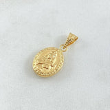 Dije Virgen Del Carmen 0.9gr / 2.2cm / Troquelada Oro Amarillo 18K ©