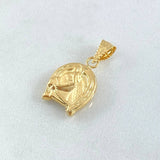 Pendant Horseshoe Horse 1.05gr / 2.5cm / 18K Gold