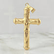 Pendant Cross Christ 4.8gr / 2.5in / Bordered Tips 18K Gold ©